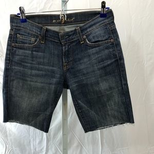 7 For all Mankind Jeans Shorts, Size 26
